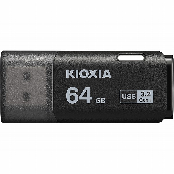 USBフラッシュメモリ TransMemory U301 ブラック 64GB