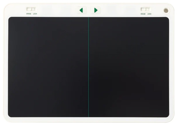 電子メモパッド ブギーボード 2画面分割モデル