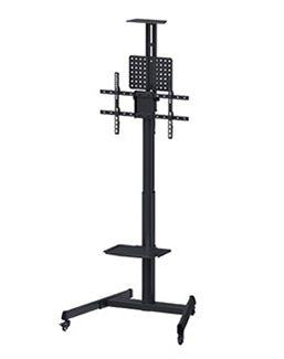 モニタースタンド（キャスター付き）L クロ