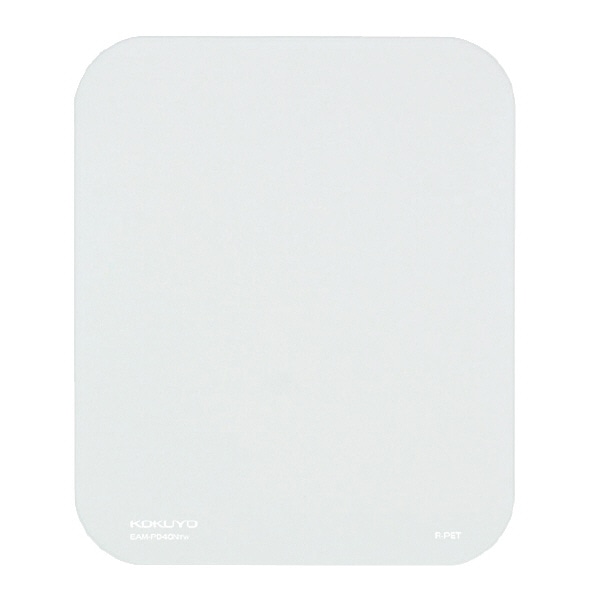 マウスパッド (再生PETタイプ) クリアホワイト