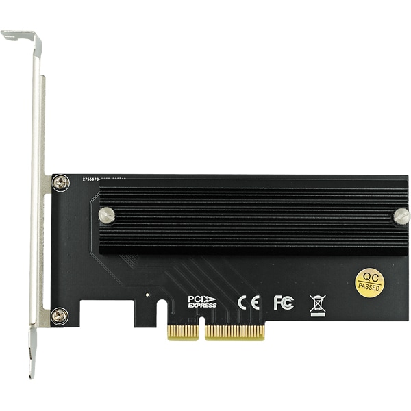 M.2 NVMe SSD増設 SSD用ヒートシンク付きインターフェイス M.2H-PCIE
