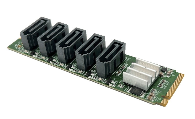 SATA3×5増設M.2カード SATA3-I5-M.2