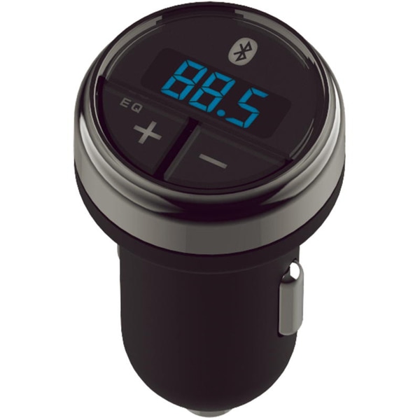 Bluetooth FMトランスミッター フルバンド ブラック