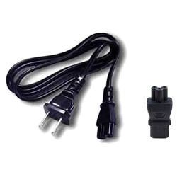 海外旅行用ACケーブル 3ピン変換プラグ付