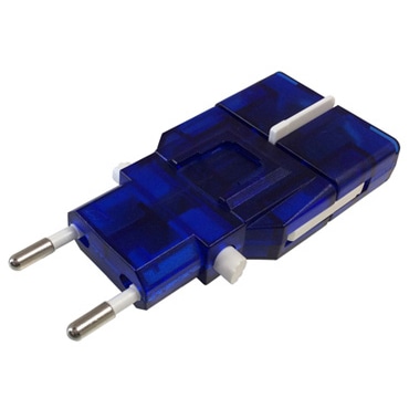 海外用マルチ変換プラグ サスケ (ブルー)