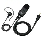 イヤホン付きクリップマイクロホン（イヤーハンガー付き）