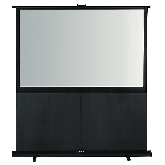 床置きモバイルスクリーン 幕面ホワイトマット仕様 60型 アスペクトフリー