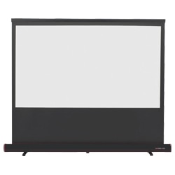 ワンタッチセッティング床置きスクリーン/ホワイトマットアドバンス仕様 80型（16：9） ミッドナイトブラック