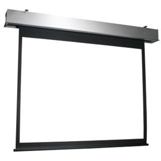 天井埋め込みBOX一体型電動巻上げスクリーン 幕面ホワイトマット仕様 110型ワイド（16：10）