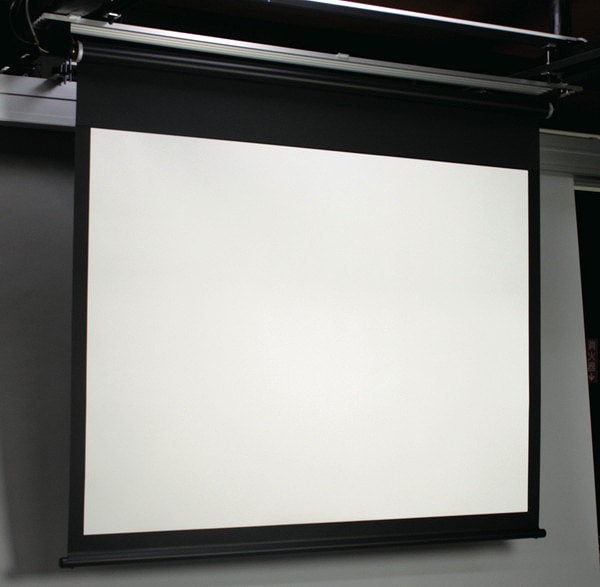 アルミ天板仕様電動巻上スクリーン 幕面ホワイトマット仕様 80型NTSCサイズ