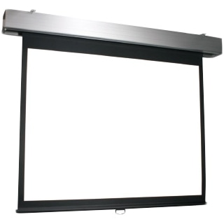 天井埋め込みBOX一体型スプリングローラースクリーン 幕面ホワイトマット仕様 80型ワイド（16：10）