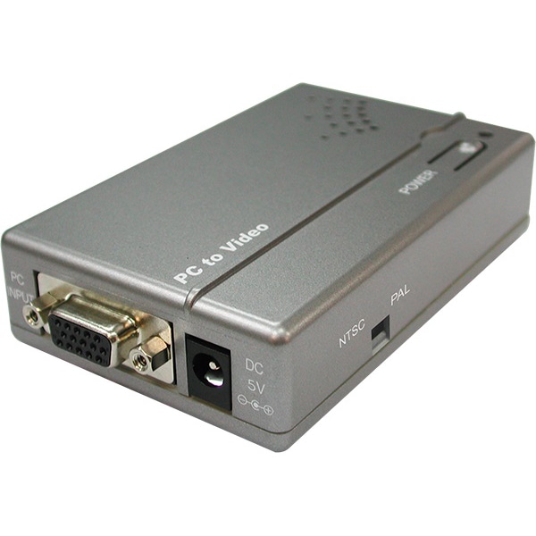 VGA-コンポジット/Sビデオ変換コンバーター