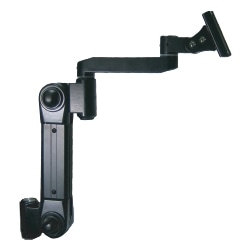 液晶モニタ・TV用VESA対応グロメット式フレキシブルアーム(ブラック)