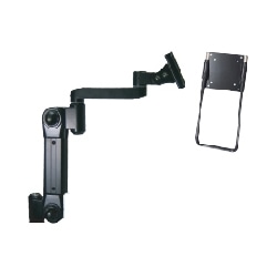 液晶モニタ・TV用VESA対応グロメット式フレキシブルアーム(ブラック)