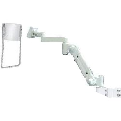 高荷重型液晶モニタ・TV用VESA対応ポールクランプ式フレキシブル6関節アームφ50