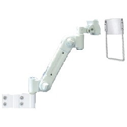 低荷重型液晶モニタ・TV用VESA対応ポールクランプ式フレキシブルスリムアームφ40