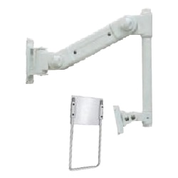 液晶モニタ・TV用VESA対応壁取付式取手ハンドルフレキシブルスリムアーム+255mm縦棒付