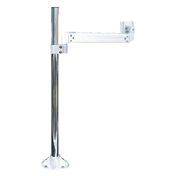 液晶モニタ・TV用VESA対応天板ネジ固定式マルチポールアーム(1画面)