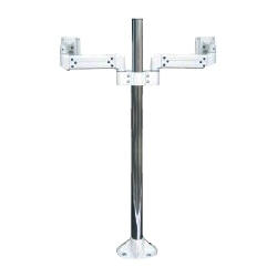 液晶モニタ・TV用VESA対応天板ネジ固定式マルチポールアーム(水平2画面)