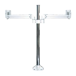 液晶モニタ・TV用VESA対応天板ネジ固定式マルチポールアーム(水平2画面)