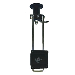 液晶モニタ、液晶テレビ用VESA対応天井固定式エコノミーアーム(ブラック)