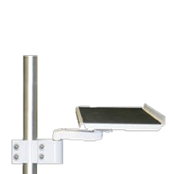 トレイタイプポールクランプ式水平多関節アームφ50(165mm×1本)