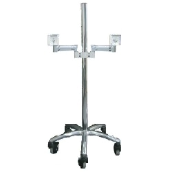 液晶モニタ・TV用VESA対応2台用カート