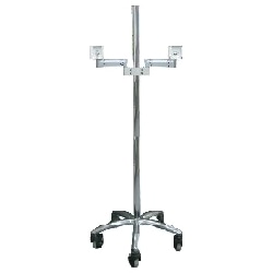 液晶モニタ・TV用VESA対応2台用カート