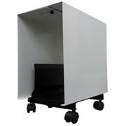 カートCPUボックスホルダー（ブラック） アルミ製スライドカバー付