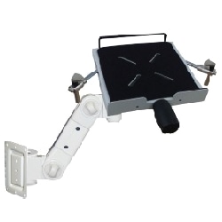 ノートパソコン用垂直・水平稼動型壁取付式アーム