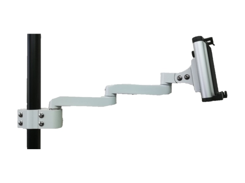 タブレット取付アーム 水平ショートアームx2 φ50ポール取付式