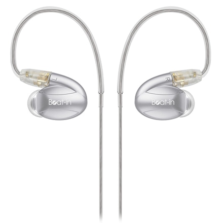 ハイレゾ対応イヤホン Beat-in HYBRID（ビートイン ハイブリッド） シルバー/高音質3WAYハイブリッドドライバーイヤホン