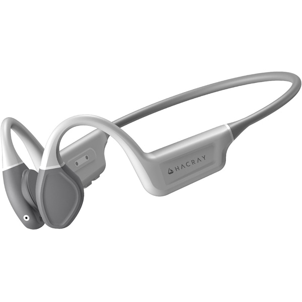 HACRAY 骨伝導イヤホン Orca ライトグレー