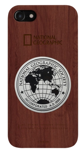 iPhone XR Metal-Deco Wood Case ローズウッド