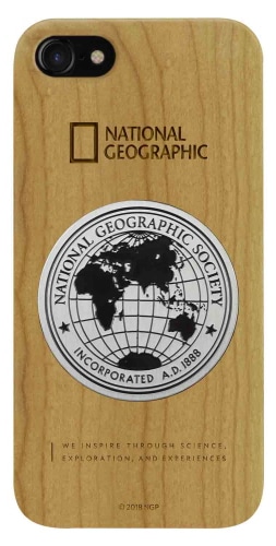 iPhone XR Metal-Deco Wood Case チェリーウッド