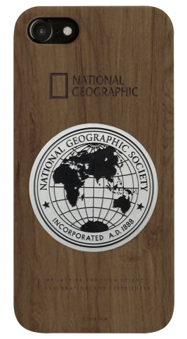 iPhone XR Metal-Deco Wood Case ウォルナット