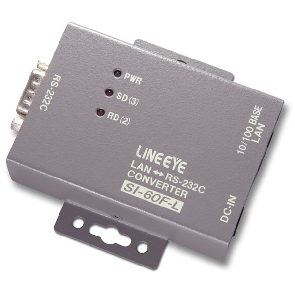 小型インターフェースコンバータ LAN<=>RS-232C Dsub9 壁掛タイプ