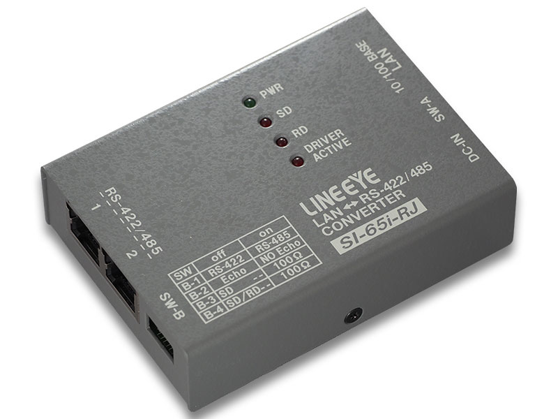 インターフェースコンバータ LAN<=>RS-422/485 絶縁タイプ