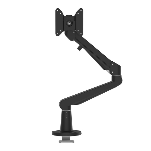水平垂直多関節モニターアーム 1画面クランプ 黒色
