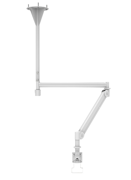 天吊り固定ロングモニターアーム