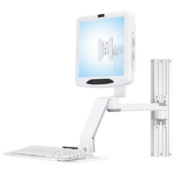 レール固定アーム HMモニター、キーボードアーム