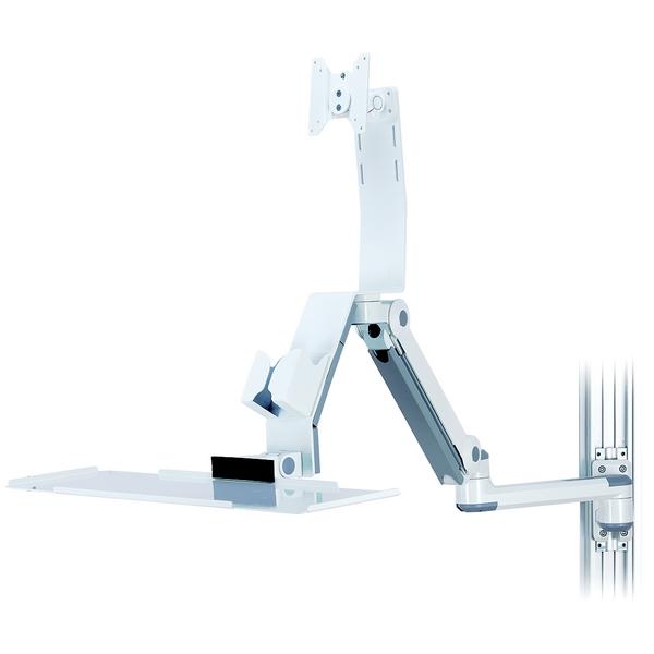 レール固定アーム 高荷重 HMモニター、キーボードアーム