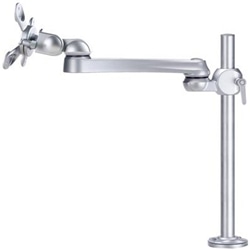 水平多関節モニターアーム ネジ固定 VESA75mm/100mm対応