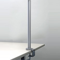 液晶モニターアーム用 クランプ固定支柱スタンド