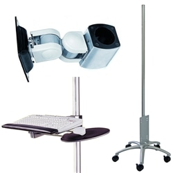 移動式ワークステーション（立ち作業用・PA-23D+LA-37QA+KA-01・セット品）