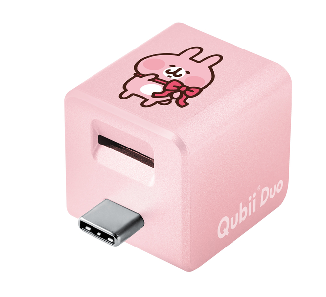 カナヘイ Qubii Duo USB-C うさぎ iOS/AndroidバックアップmicroSD充電カードリーダー