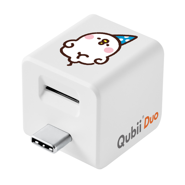 カナヘイ Qubii Duo USB-C ピスケ iOS/AndroidバックアップmicroSD充電カードリーダー
