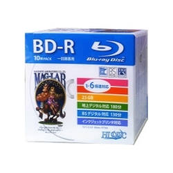 HIDISC 録画用BD-R 25GB 6倍速 10枚ケース