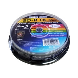 HIDISC 録画用BD-R DL 50GB 6倍速 10枚SP