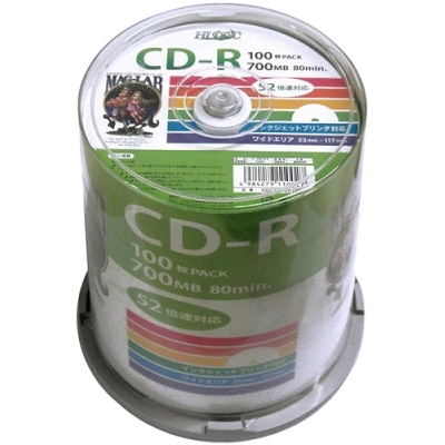 HIDISC データ用CD-R 700MB 52x 100SP